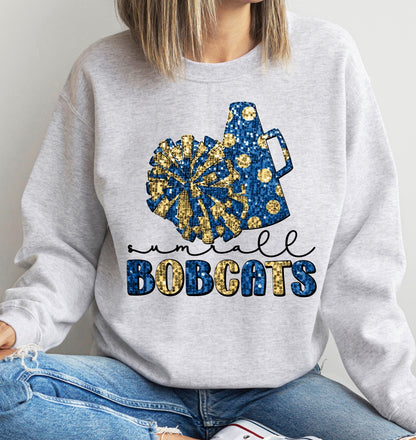 Custom Sequin Cheer Mascot Design Mockup- No Physical Item!