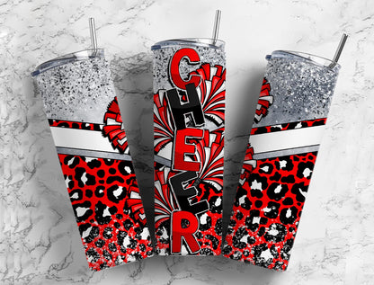 Cheerleader Completed 20oz Skinny Tumbler