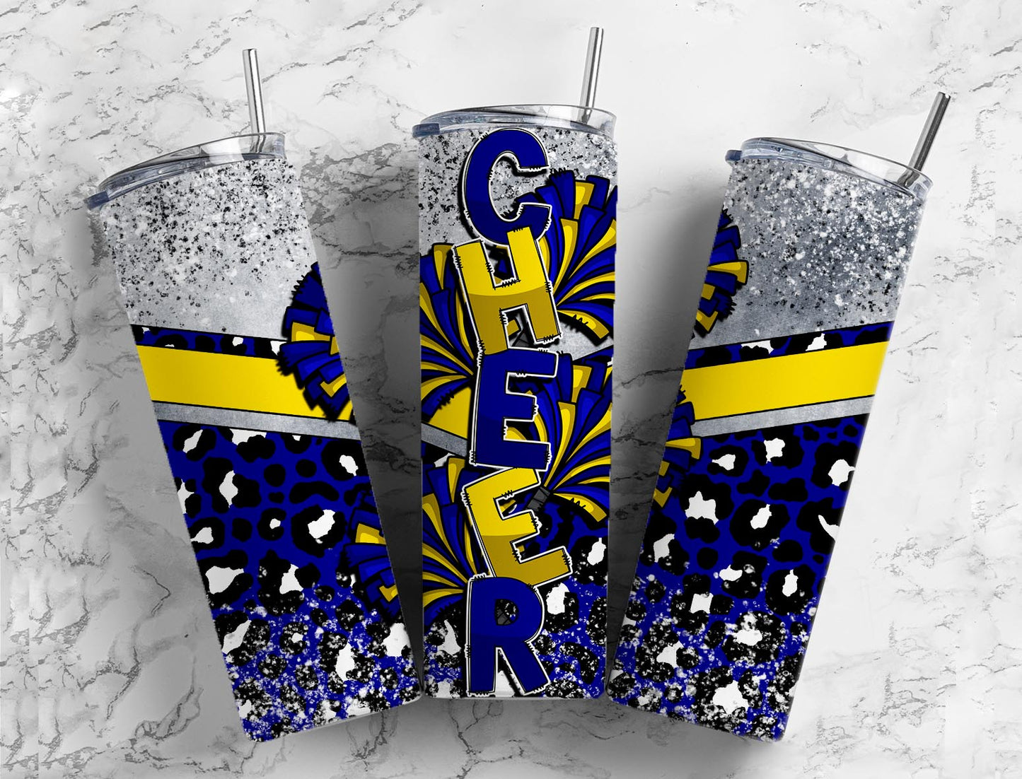 Cheerleader Completed 20oz Skinny Tumbler