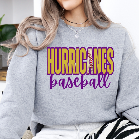 Hurricanes Baseball DTF Transfer