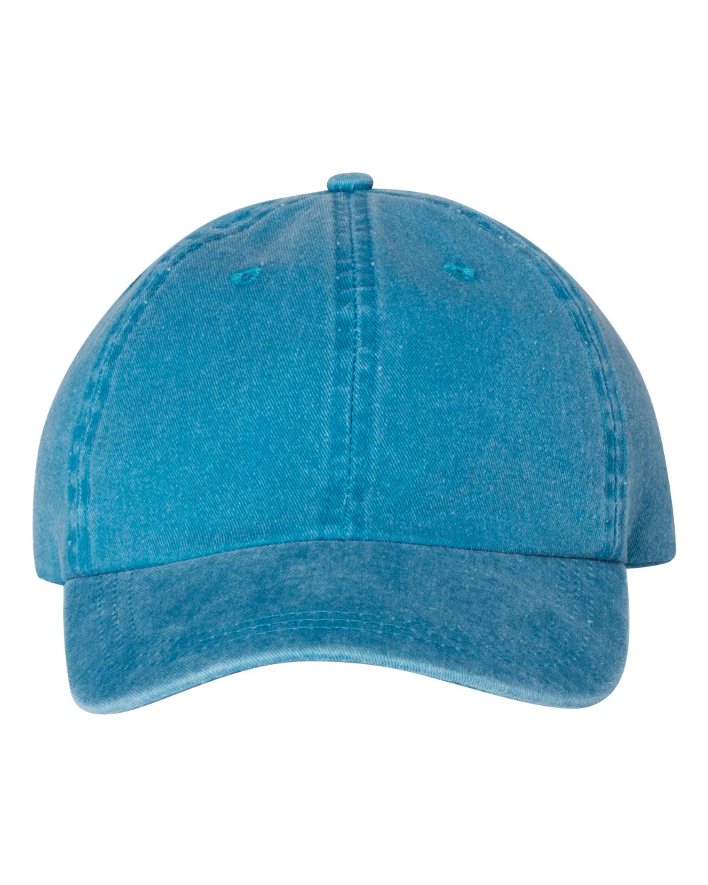 Embroidered Hand Stitch Effect Font on Pigment-Dyed Twill Hat 5-7 Business Day TAT