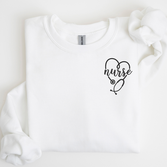 Nurse Embroidered Sweatshirt