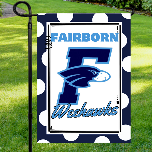 Fairborn Weehawks Garden Flag