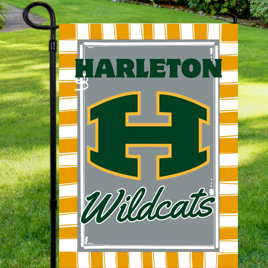 Harleton Wildcats Garden Flag