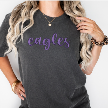 Eagles 3D Puff Embroidered CC Short Sleeve/Sweatshirt