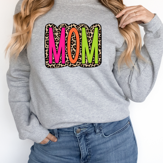 Mom Colorful Leopard DTF Transfer