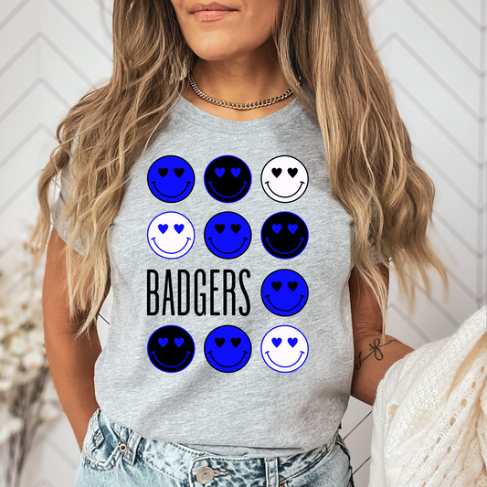 Badgers Skinny Font Face Design DTF Transfer