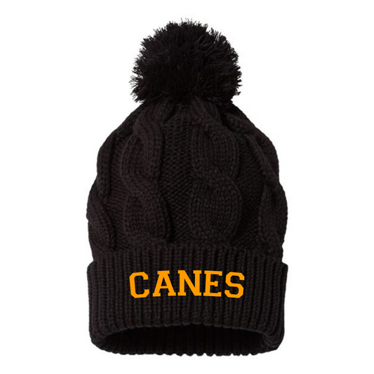 Add Your Own Varsity Style Text Personalized Custom Embroidered RICHARDSON PomPom Beanie