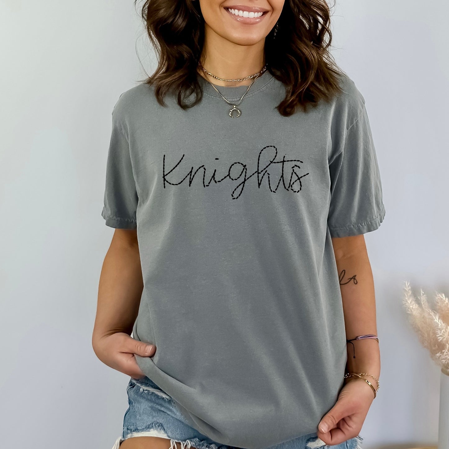 Knights Faux Handstitched DTF Transfer