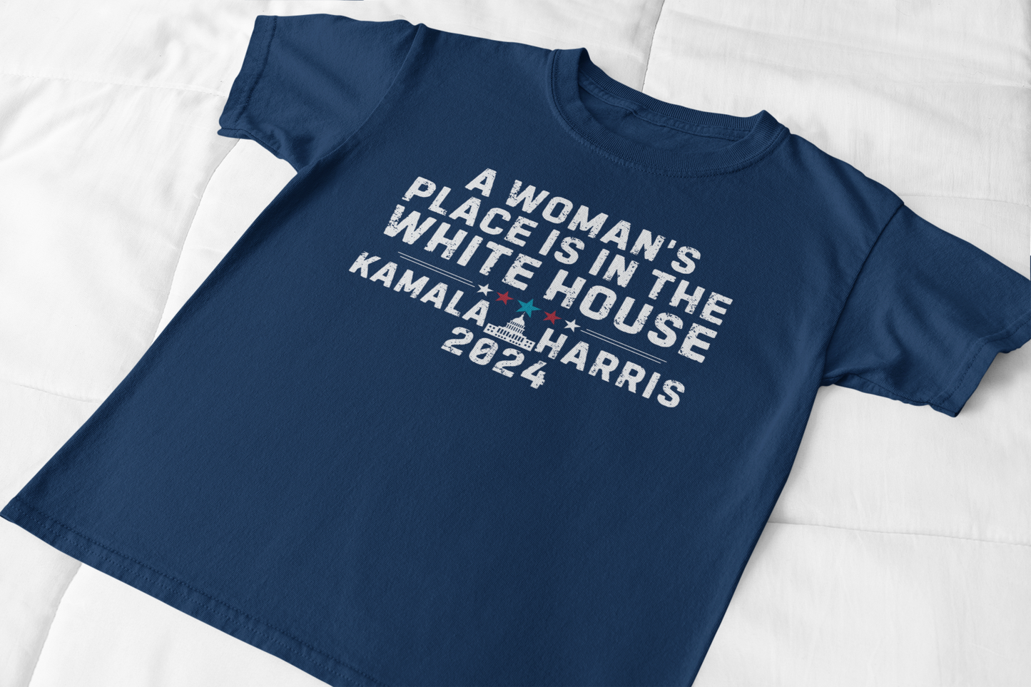 A Woman's Place Is In The White House Kamala Harris Graphic Tee