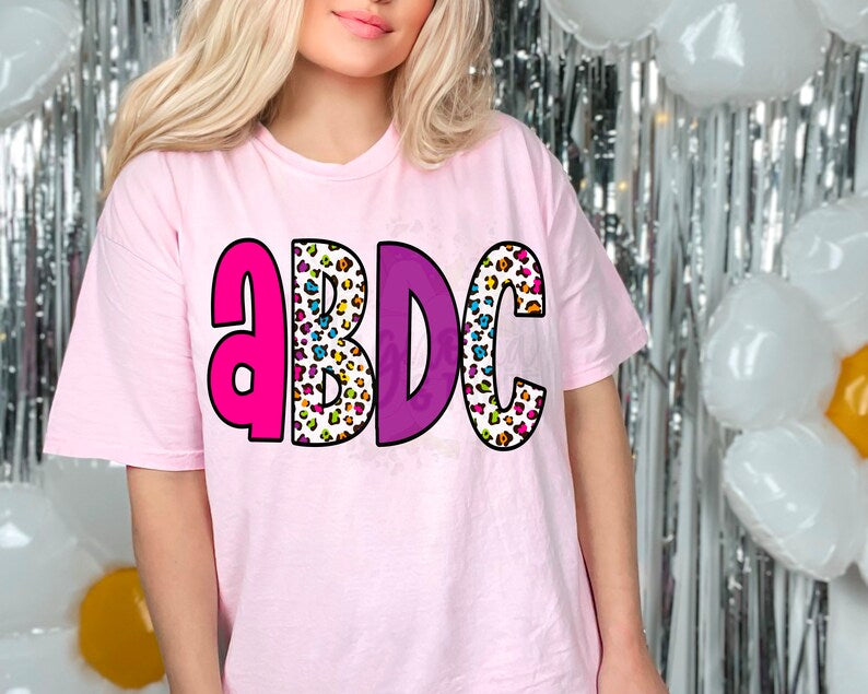 ABDC Rainbow Leopard Graphic Tee