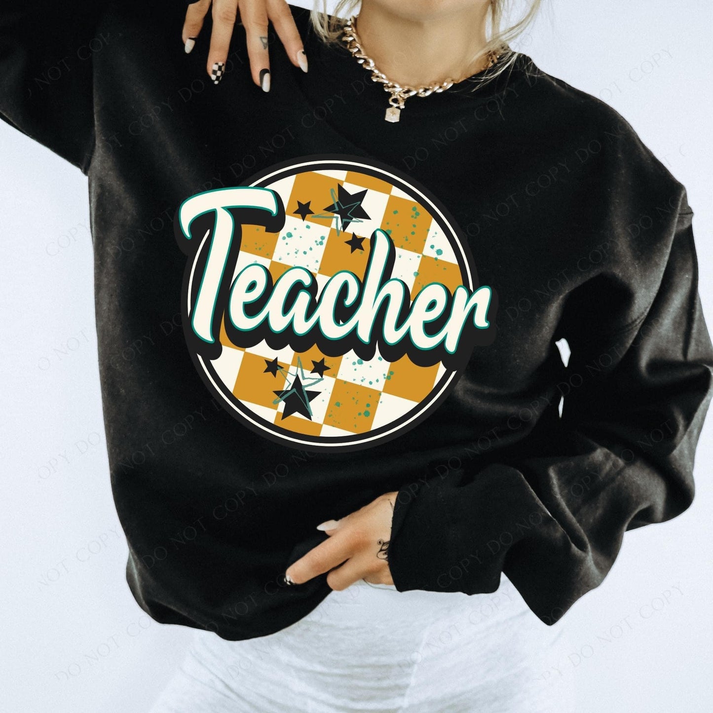 Teacher  Star Circle Graphic Tee