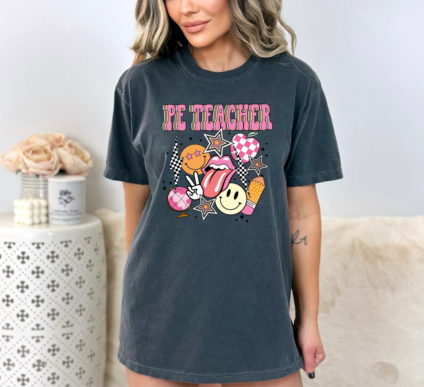 PE Teacher Preppy Graphic Tee