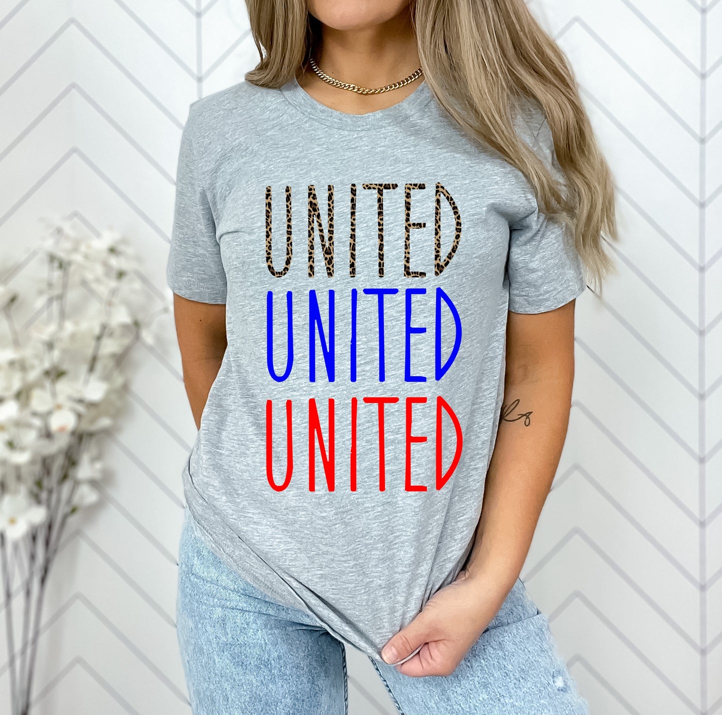 United Skinny Mascot Graphic Tee