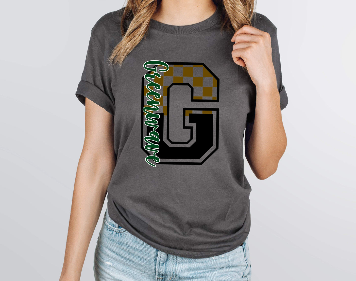 Greenwave Checkered Graphic Tee