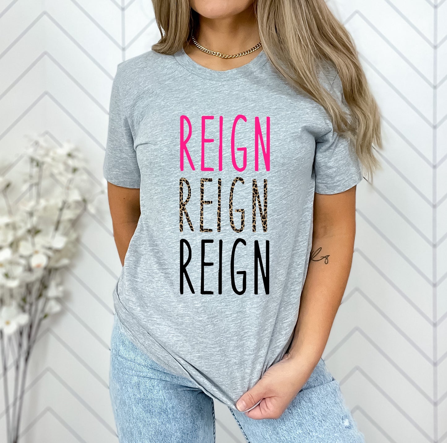 Reign Skinny Mascot Graphic Tee