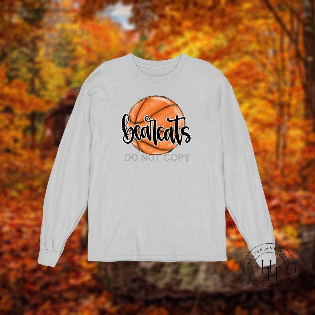 Basketball Team Name Long Sleeve - A-D Shirt