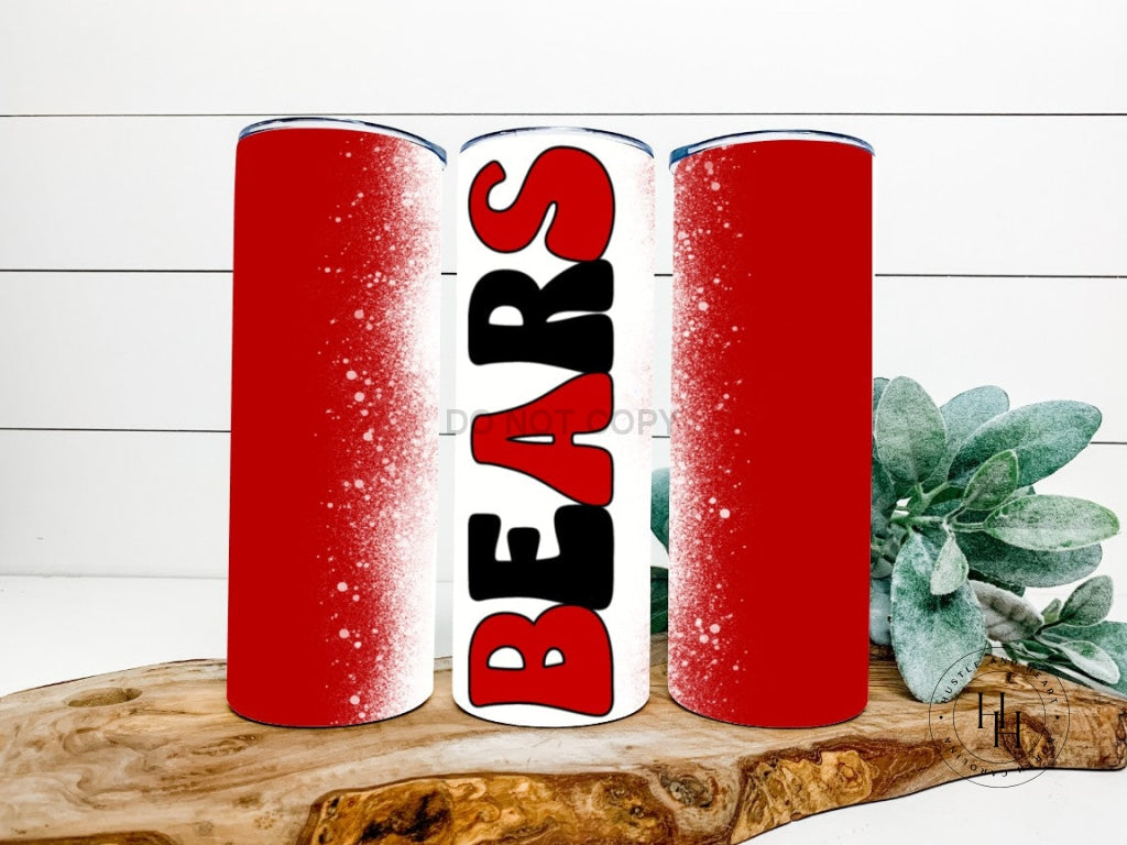 Bears Completed 20Oz Skinny Tumbler Sublimation