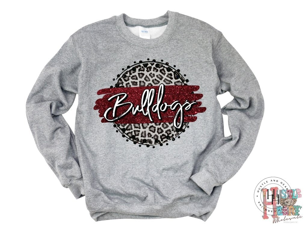 Bulldogs Maroon And White Shirt