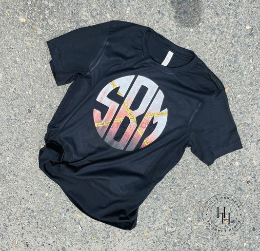 Crime Scene Monogram Graphic Tee