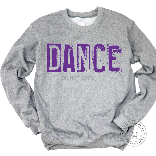 Dance Purple Burnbook Graphic Tee Dtg