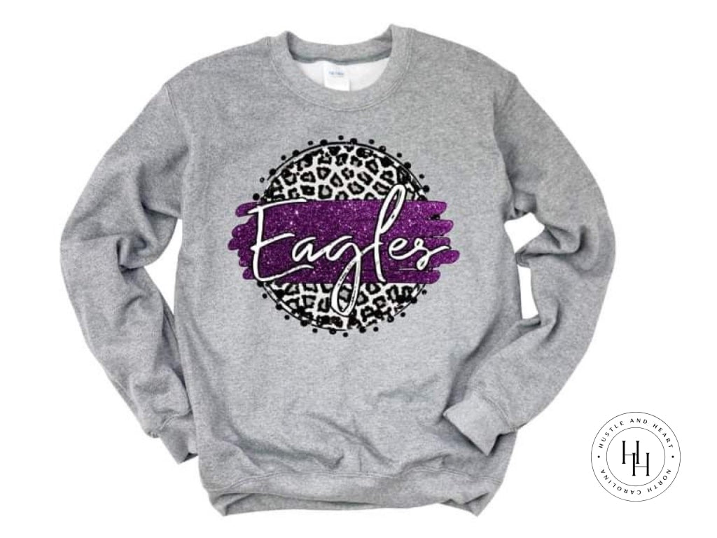 Eagles Purple And White Shirt