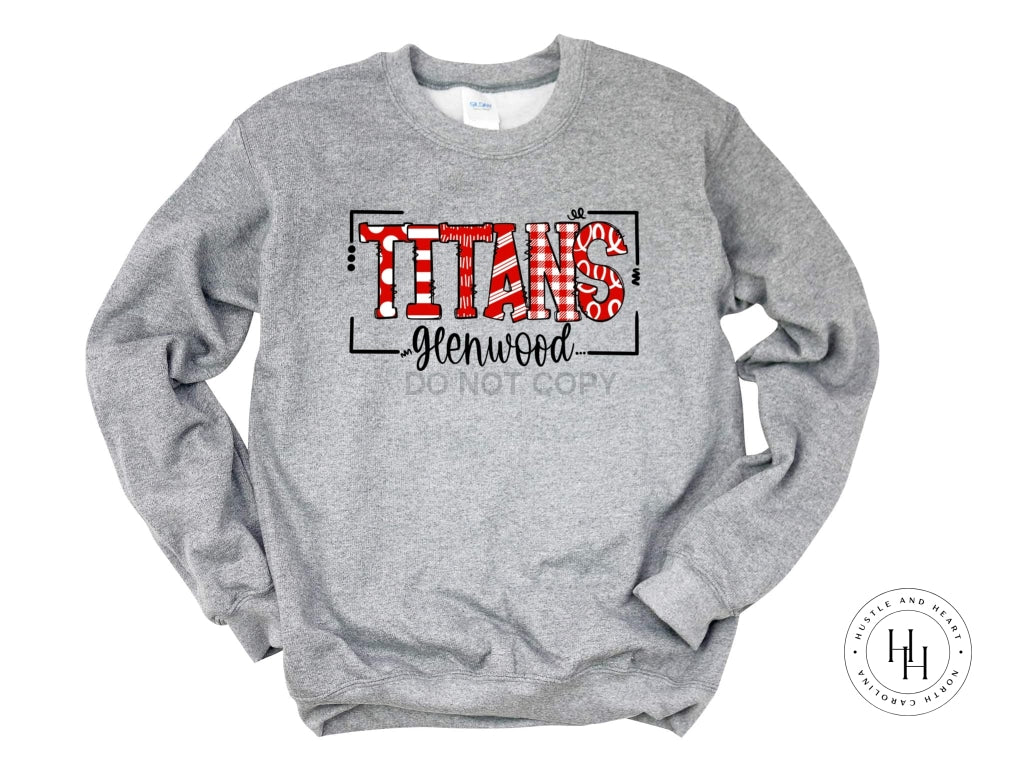 Glenwood Titans Doodle Graphic Tee Unisex