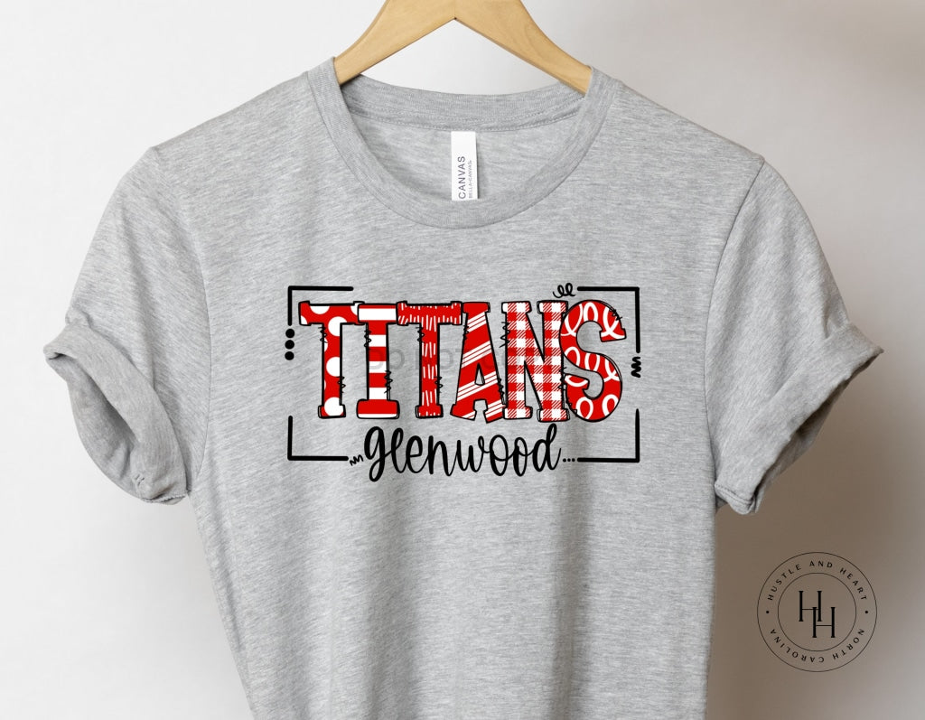 Glenwood Titans Doodle Graphic Tee Unisex