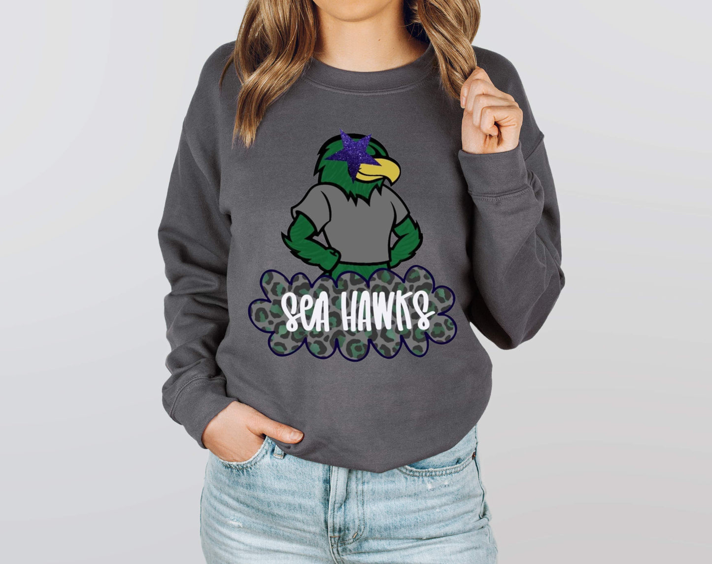 Seahawks Preppy Graphic Tee