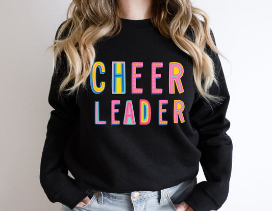 Cheerleader Colorful Graphic Tee