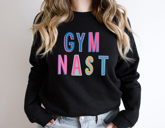 Gymnast Colorful Graphic Tee