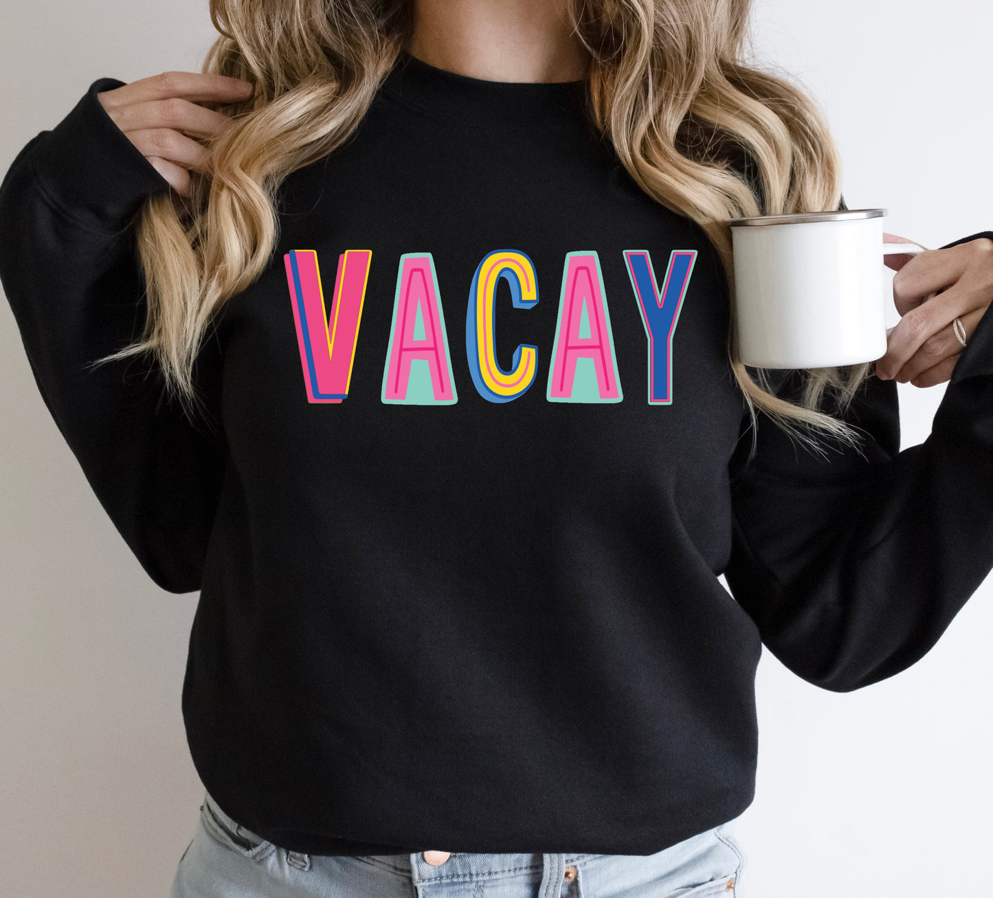 Vacay Colorful Graphic Tee