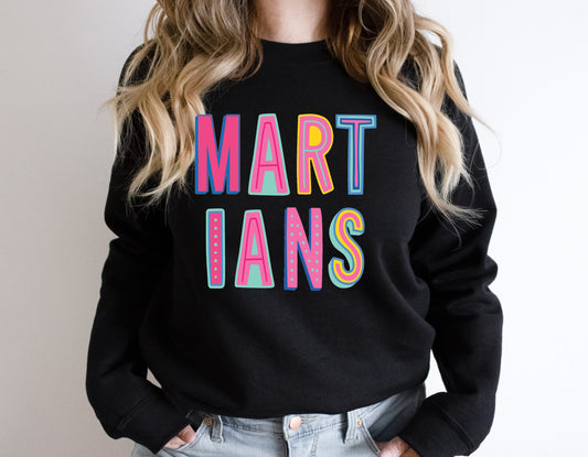 Martians Colorful Graphic Tee