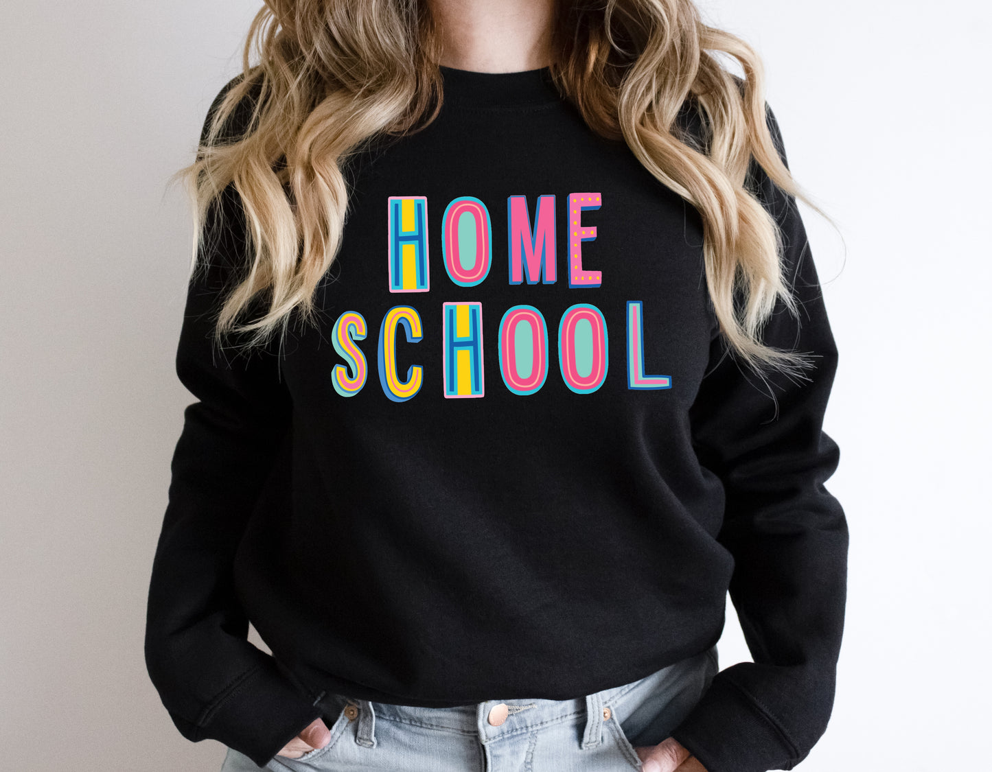 Homeschool Colorful Graphic Tee