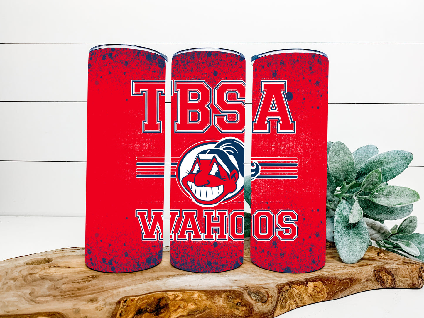 TBSA Wahoos Completed 20oz Skinny Tumbler