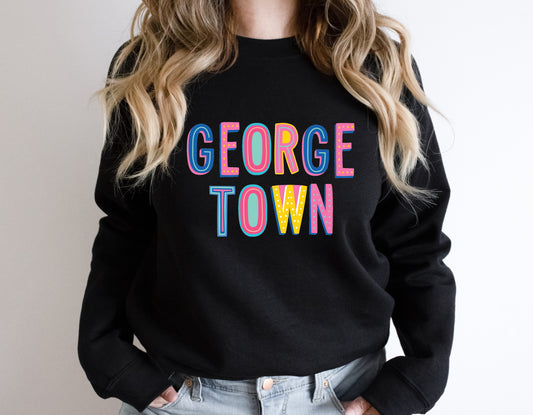 Georgetown Colorful Graphic Tee