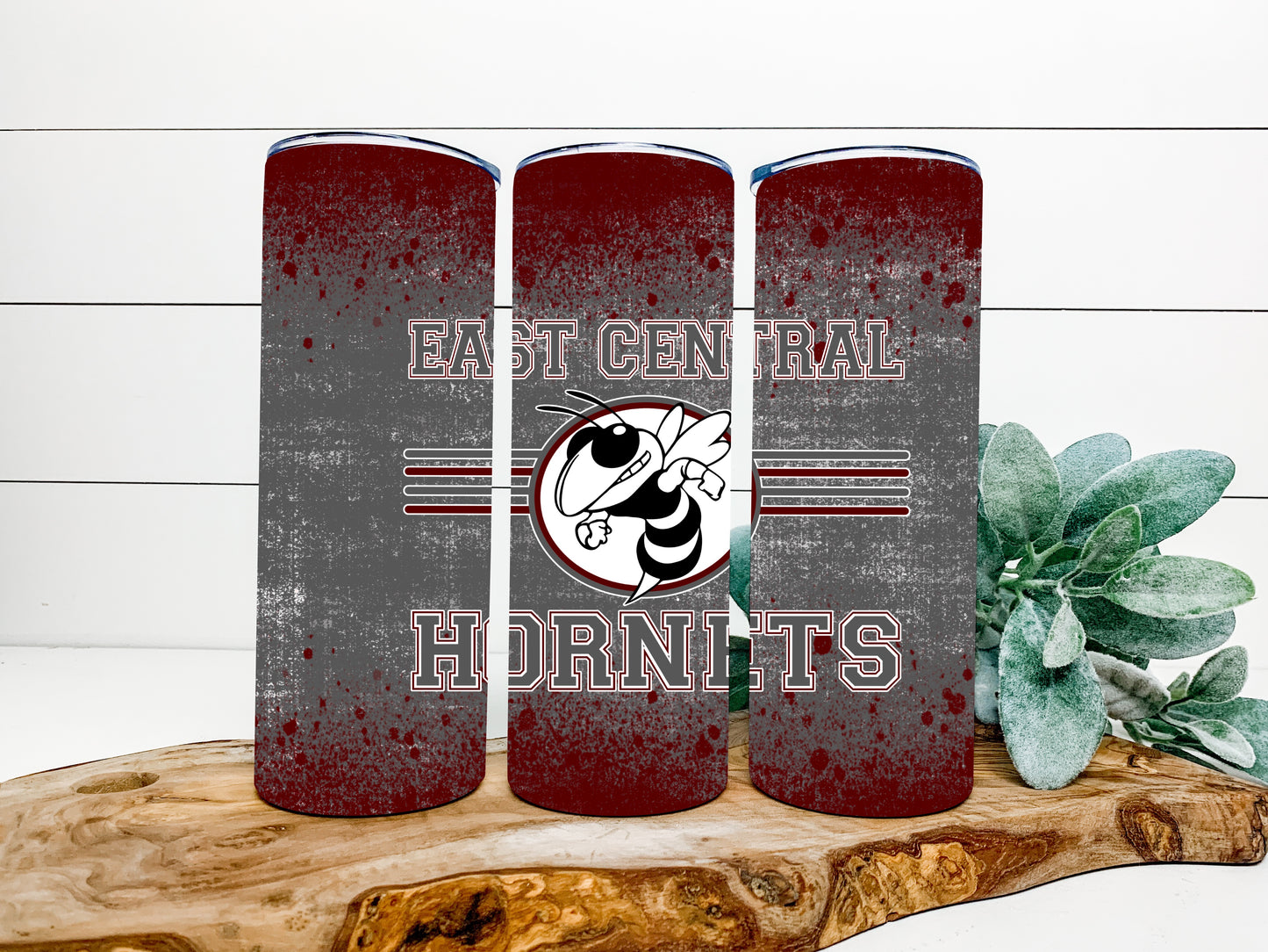 East Central Hornets Completed 20oz Skinny Tumbler