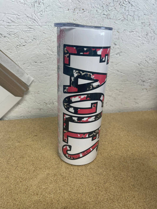 Eagles Completed 20oz Skinny Tumbler