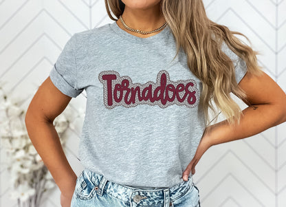 Tornadoes Faux Applique