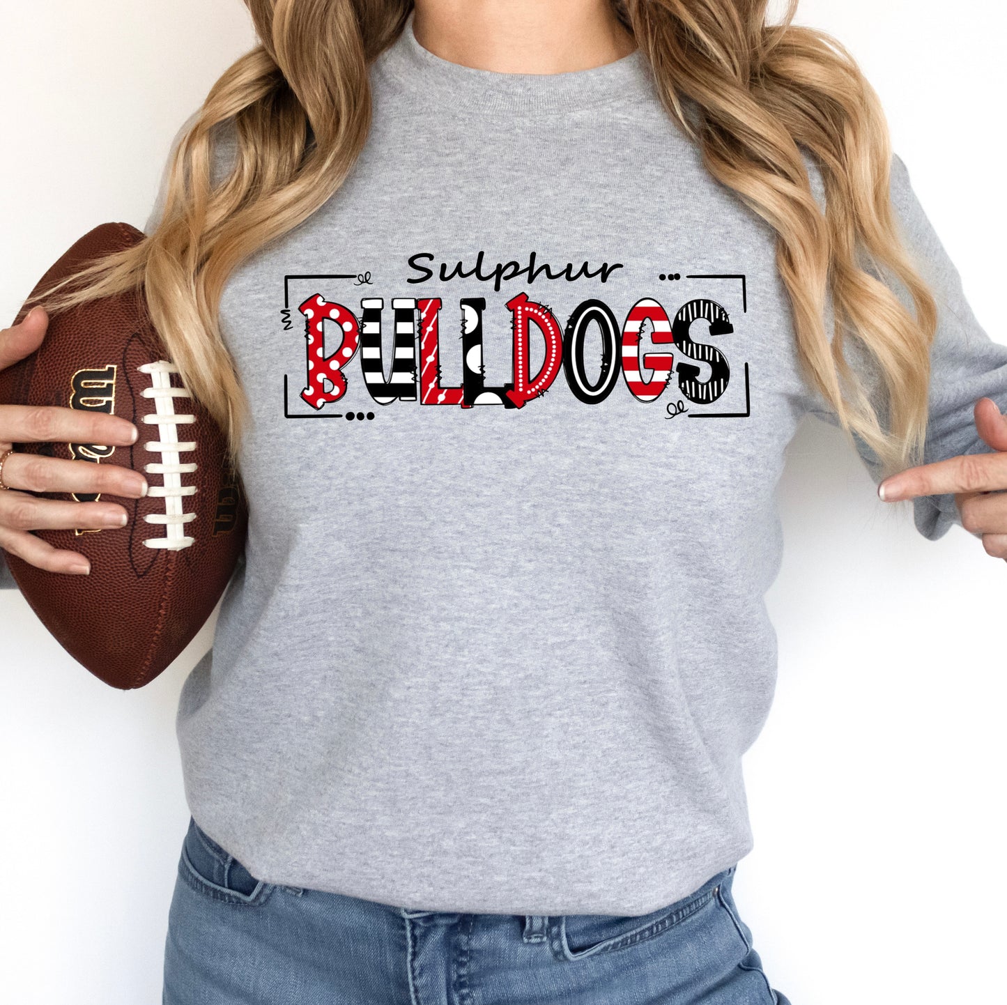 Sulphur Bulldogs Doodle Graphic Tee