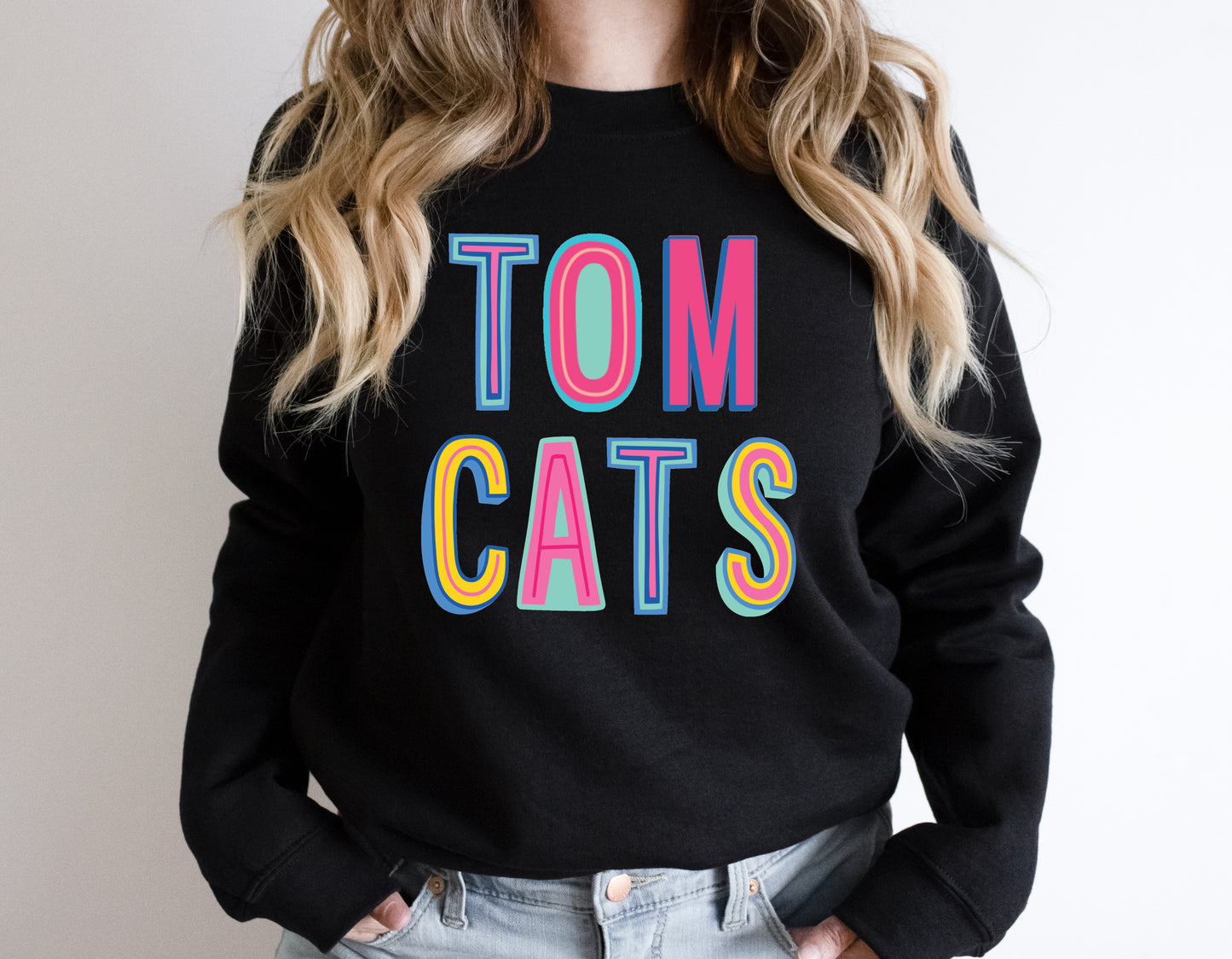 Tomcats Colorful Graphic Tee