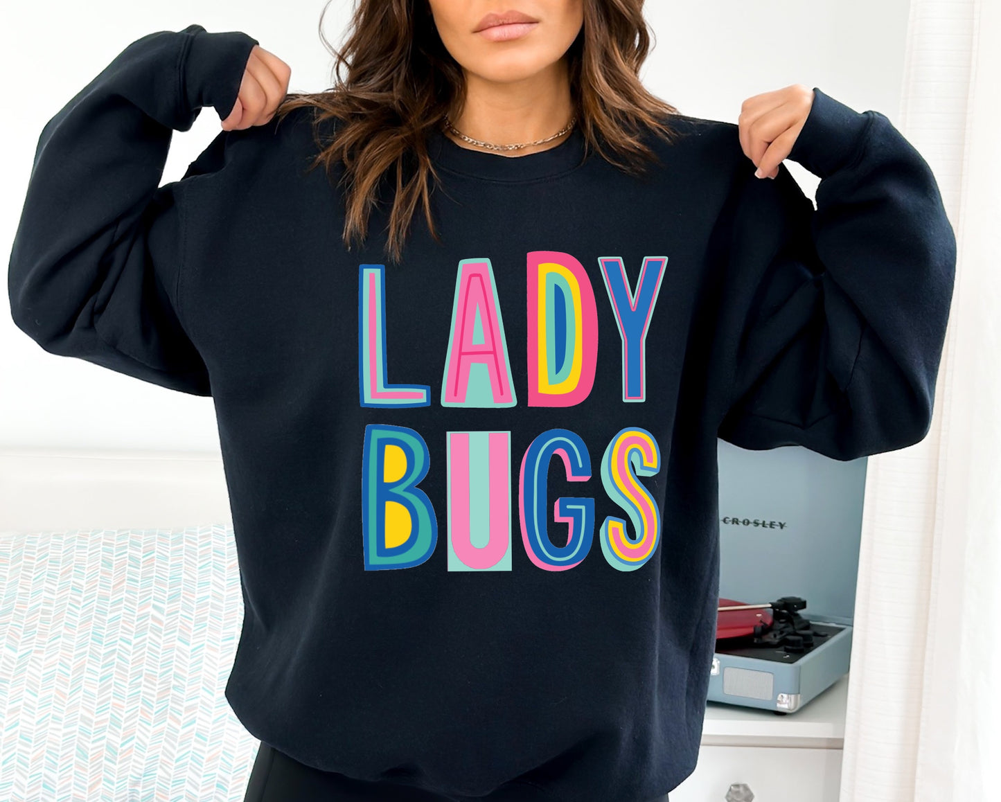 Ladybugs Colorful Graphic Tee