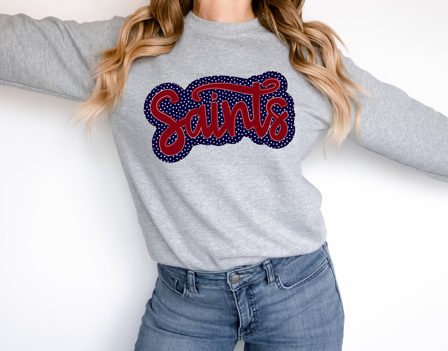 Saints Faux Applique