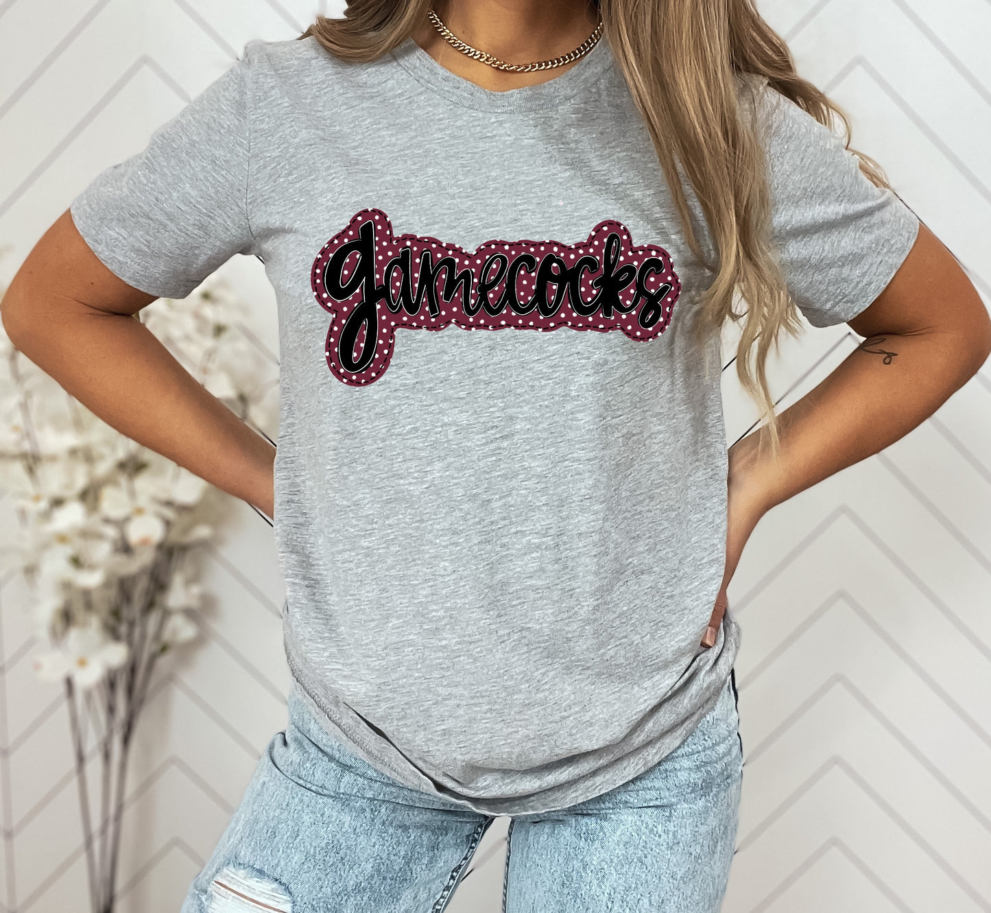 Gamecocks Faux Applique