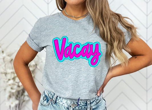 Vacay Faux Applique