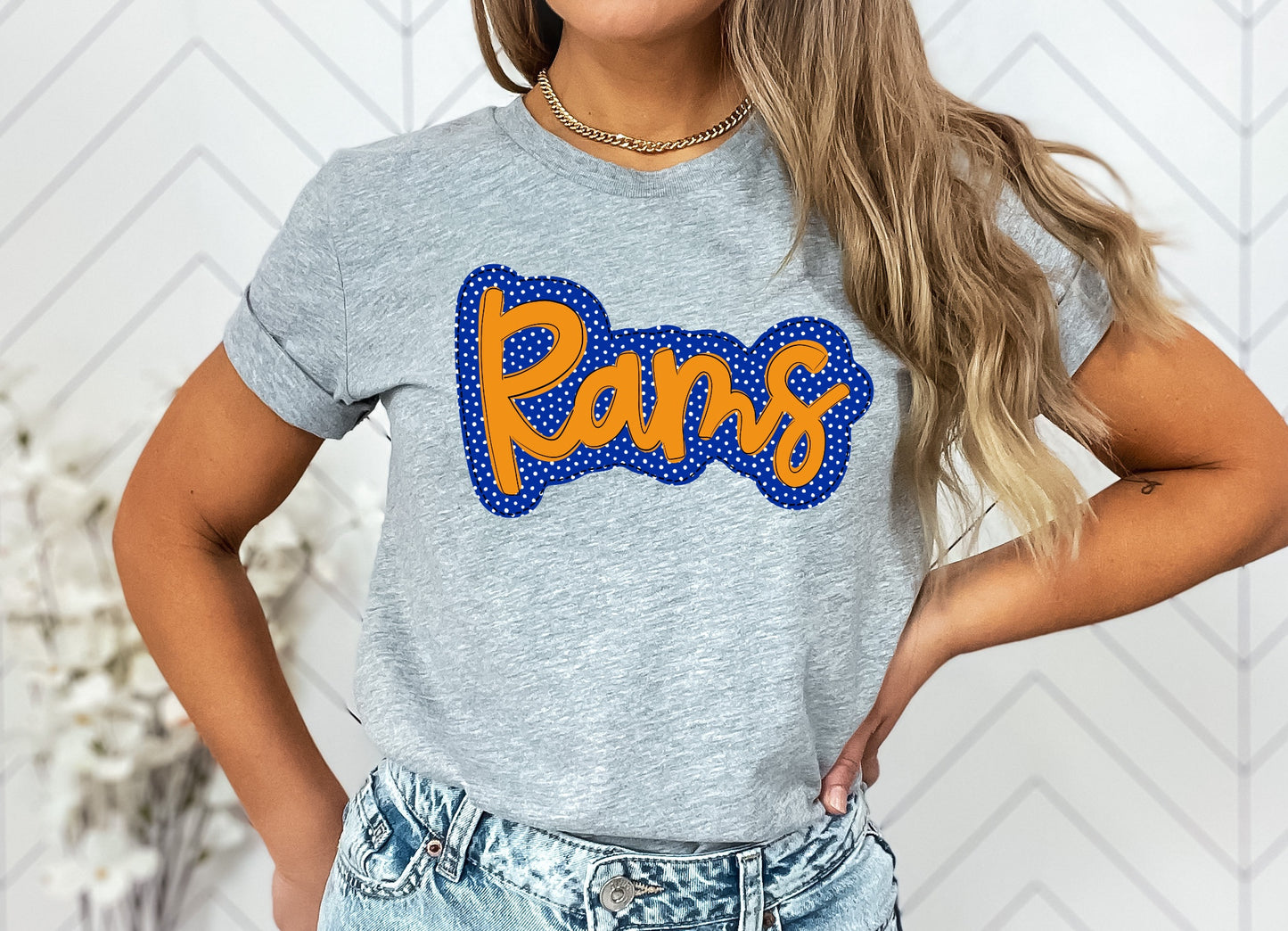 Rams Faux Applique