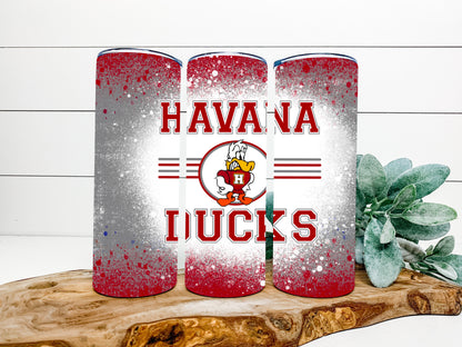 Havana Ducks Completed 20oz Skinny Tumbler