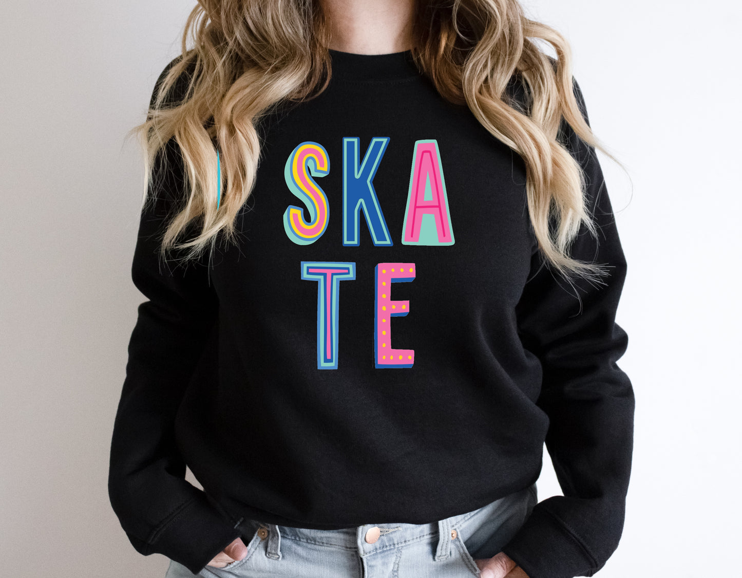 Skate Colorful Graphic Tee