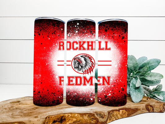 Rockhill Redmen Completed 20oz Skinny Tumbler