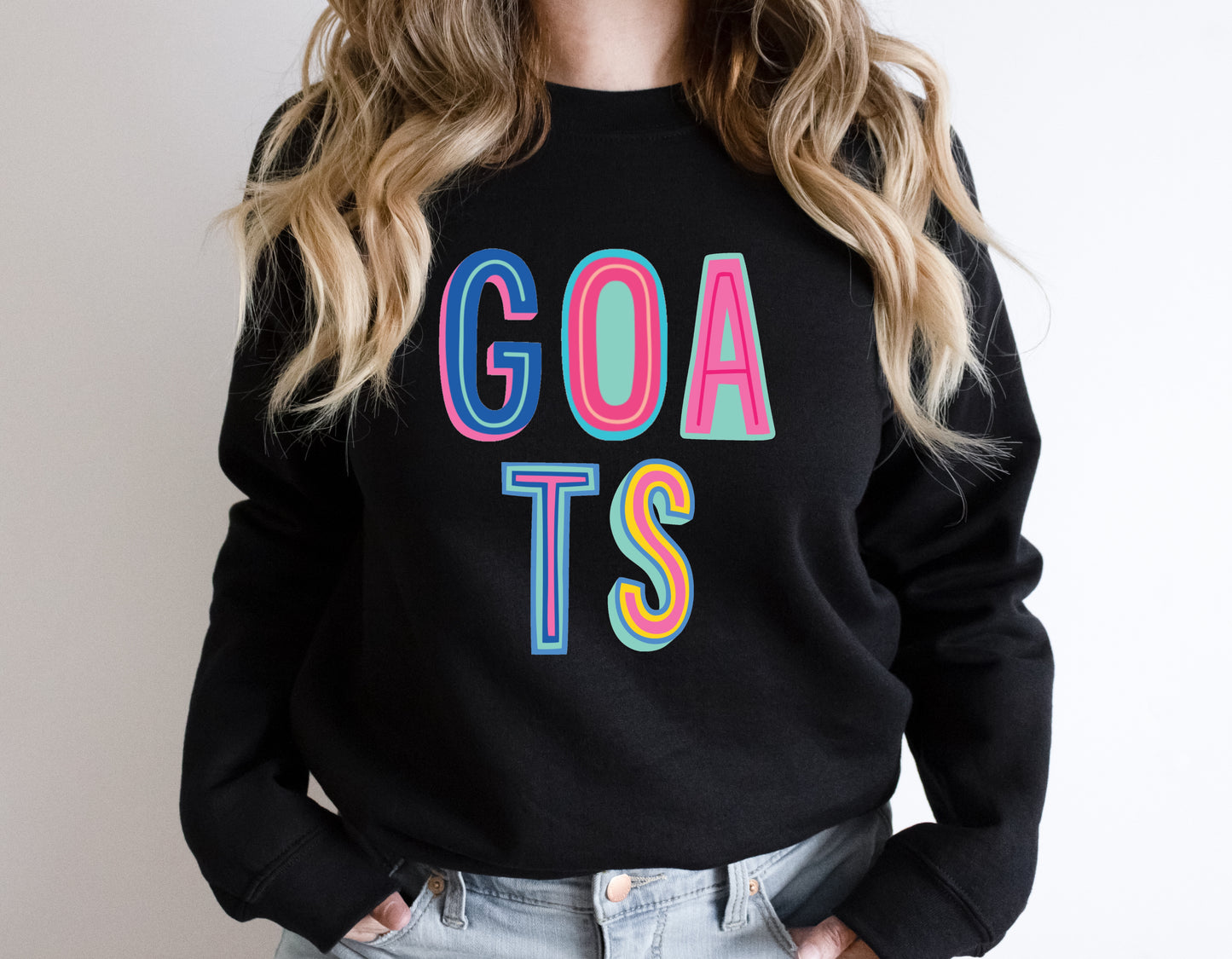 Goats Colorful Graphic Tee